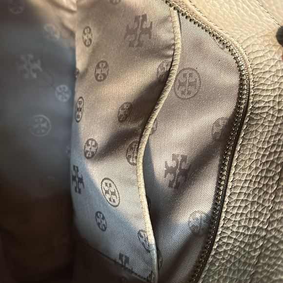 Tory Burch Taupe Thea Satchel EUC - Picture 4 of 5
